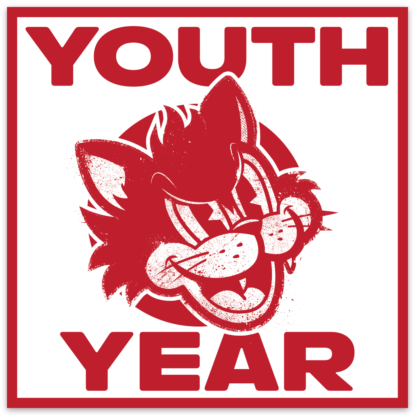 YY Cat Sticker