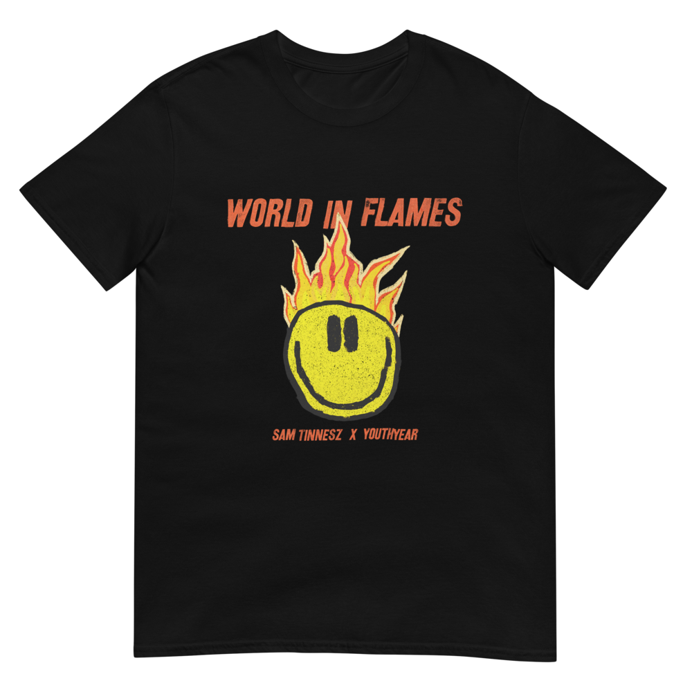 *Limited Edition* World In Flames Black Tee