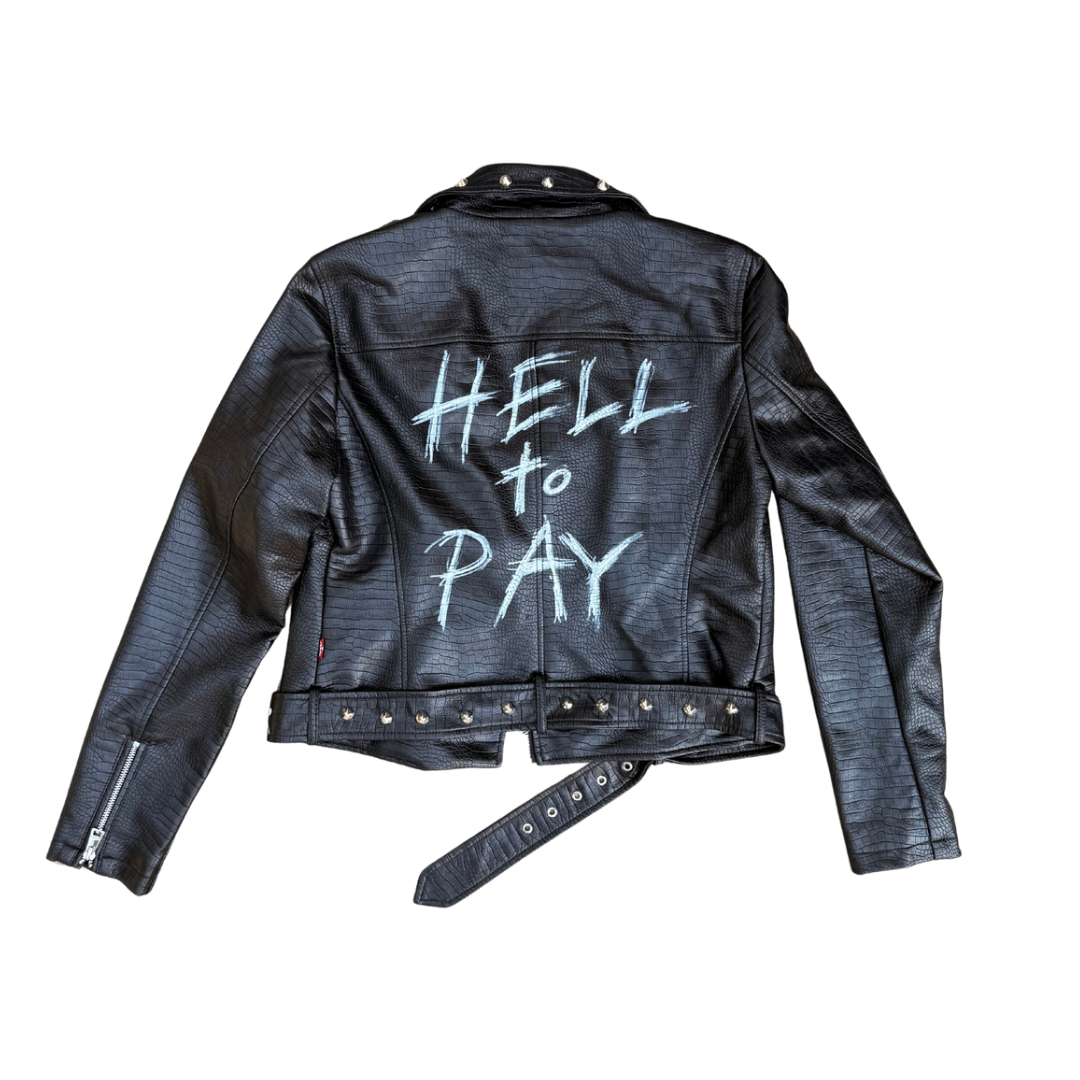 Custom “Hell To Pay” Snakeskin Jacket