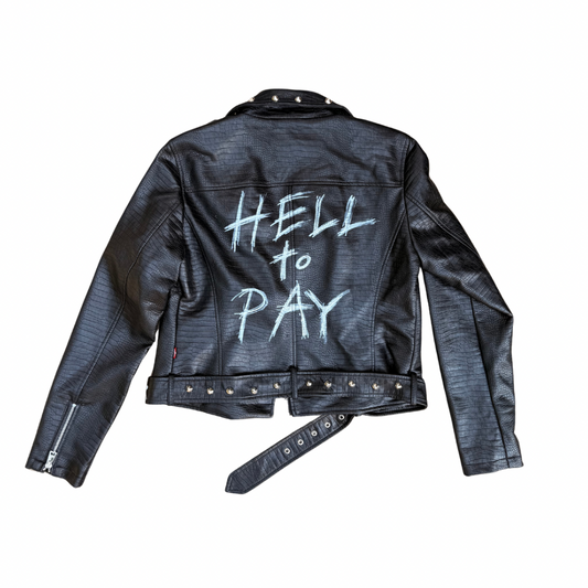 Custom “Hell To Pay” Snakeskin Jacket