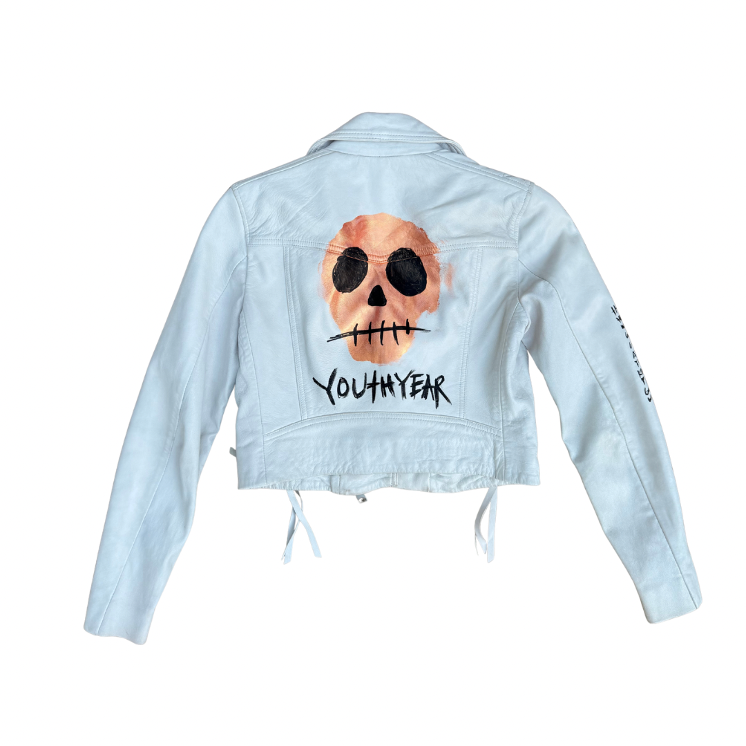 Custom “Hell To Pay” Rose-gold Skull Jacket