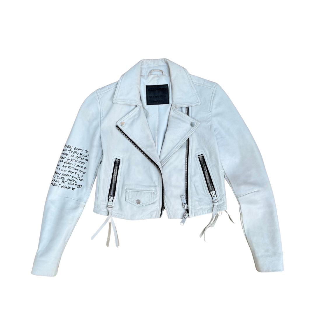 Custom “Hell To Pay” Rose-gold Skull Jacket