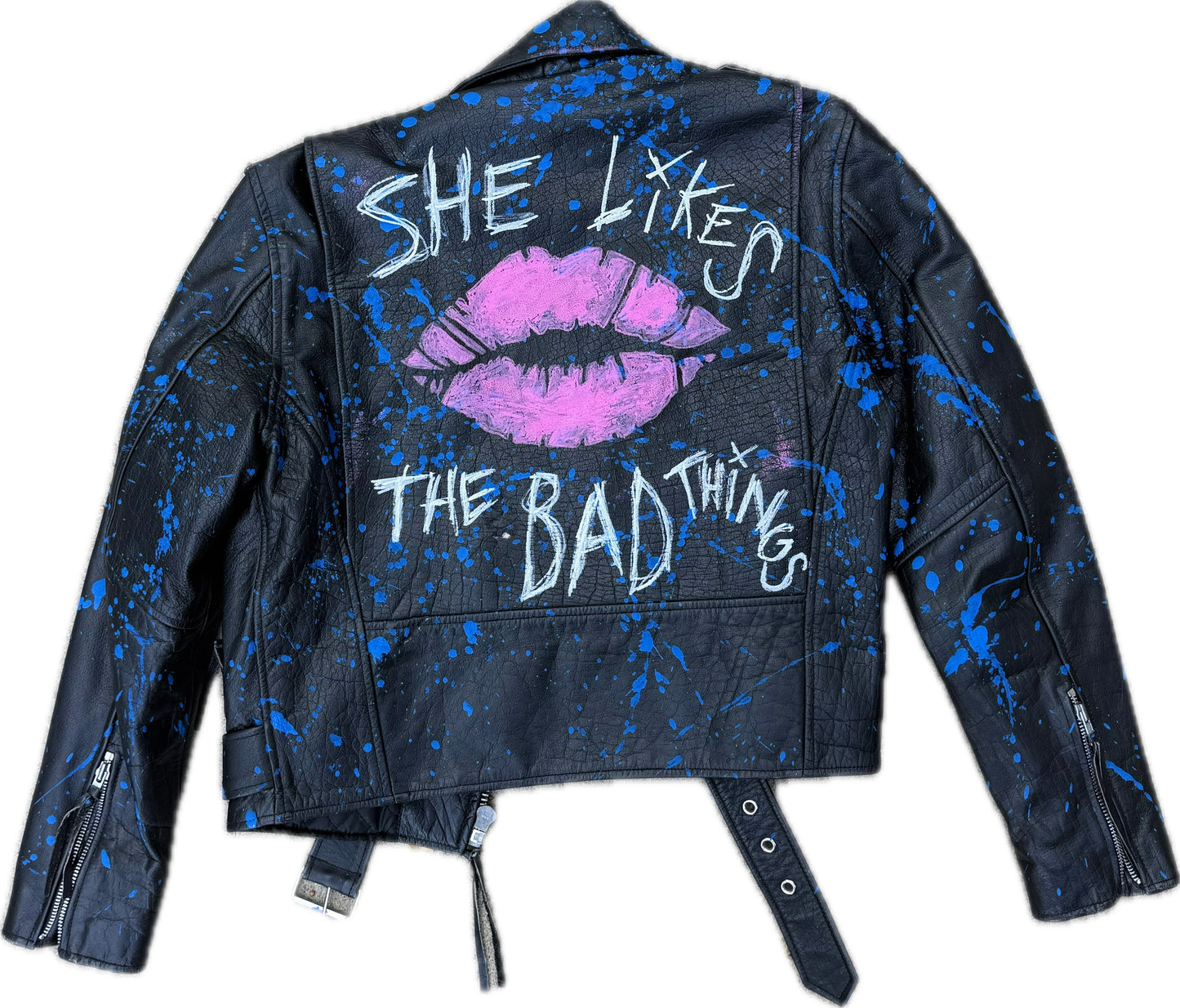 Custom Bad Things Leather Jacket