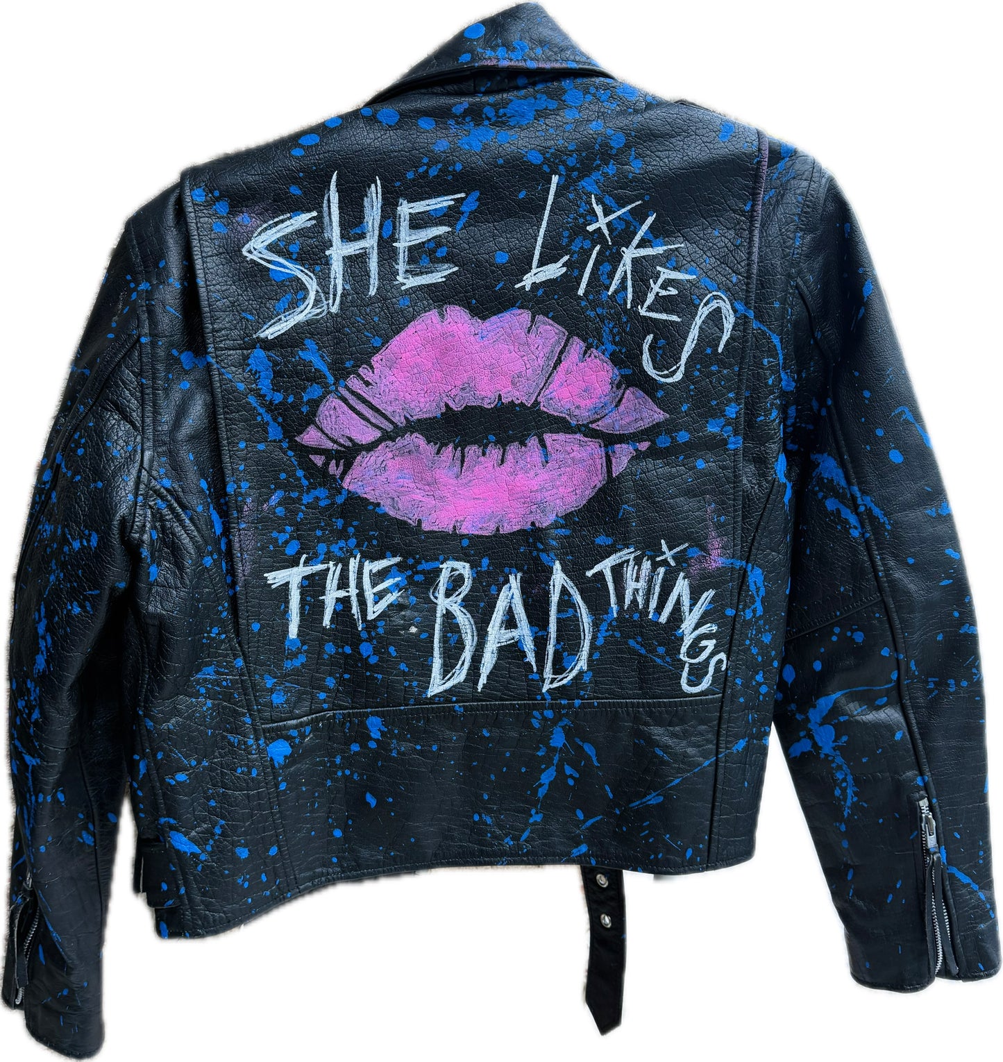 Custom Bad Things Leather Jacket